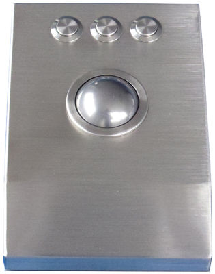 logam kasar Stainless steel 38mm dekstop Laser trackball dengan resolusi 1200 DPI