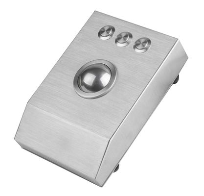 logam kasar Stainless steel 38mm dekstop Laser trackball dengan resolusi 1200 DPI