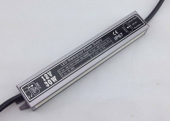 Waterproof catu daya LED 30W tegangan konstan 12V 24V untuk modul LED