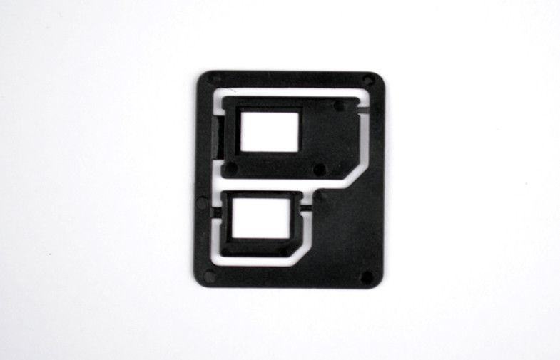 Mikro plastik ABS ponsel SIM Card Adapter, Adaptor Nano SIM Combo