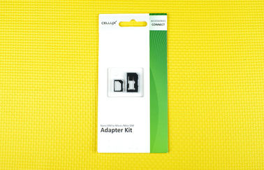 Plastik mikro SIM kartu Adaptor dari iPhone 4, Mini 4FF untuk 3FF